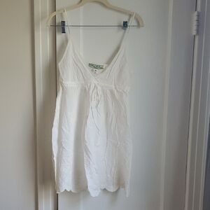 Mary Jo Bruno White Sleeveless Dress